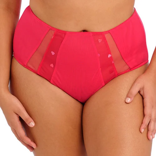 moisture-wicking silk panties for hot and humid weatherElomi Sachi Full Brief - Red Confetti