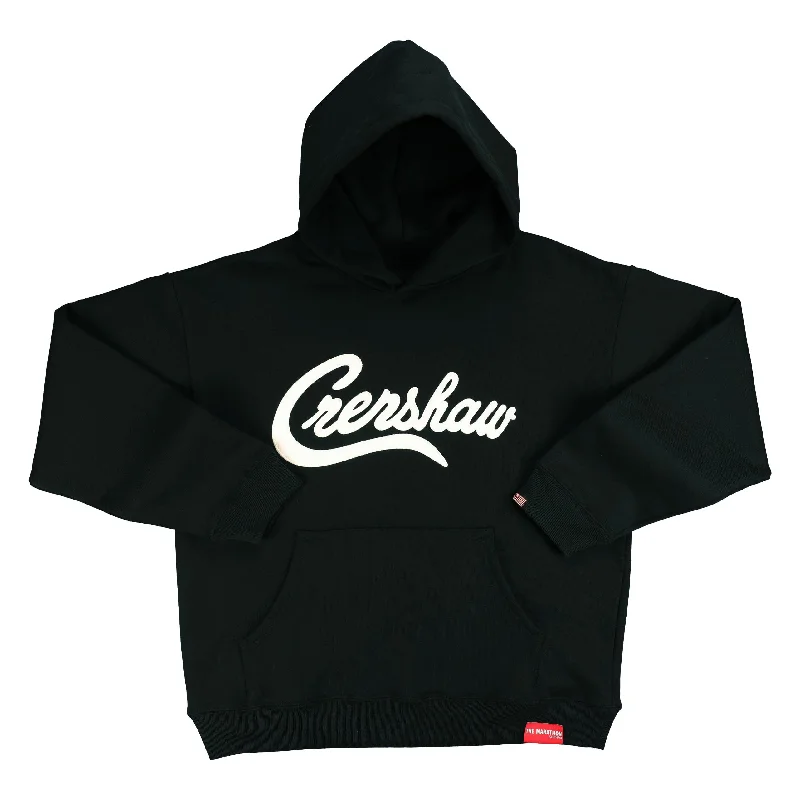 Women's Hooded Sweatshirts with Camouflage LiningCrenshaw Hoodie - Black/White