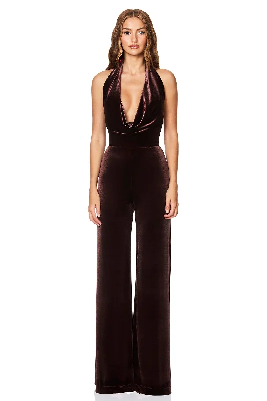 Women's Jumpsuits with V-Shaped CollarNookie Vibe Jumpsuit - Truffle