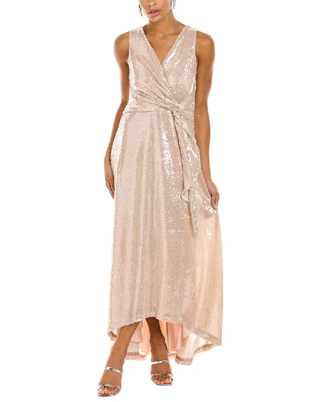 Women's Wide-Neck DressesKay Unger Sequin Twist Dress