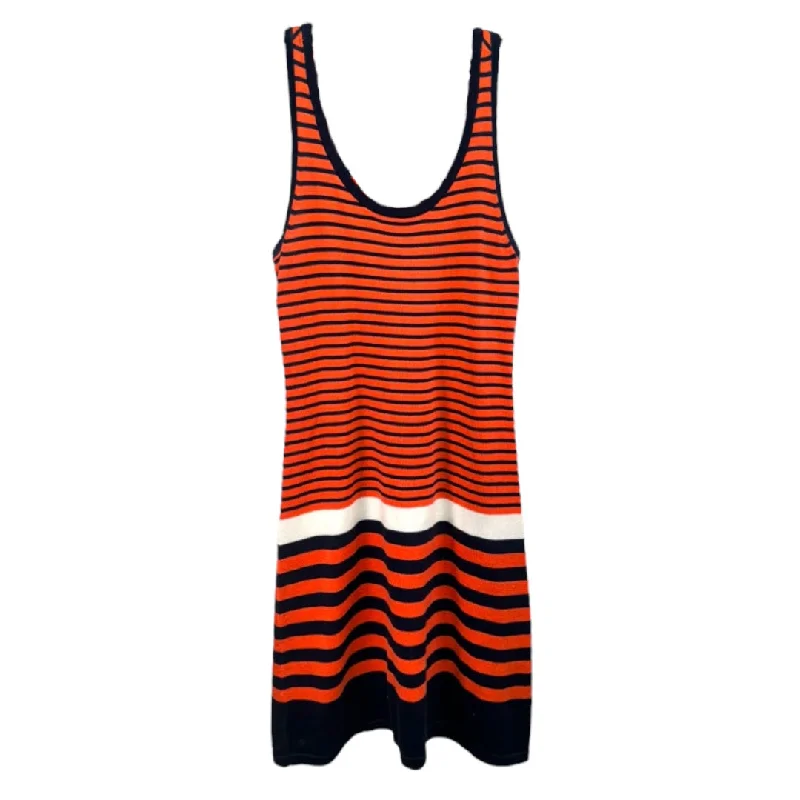 Women's Boat-Neck DressesStanton Knit Dress in Tango Orange Buoy Stripe Lilly Pulitzer, Size M