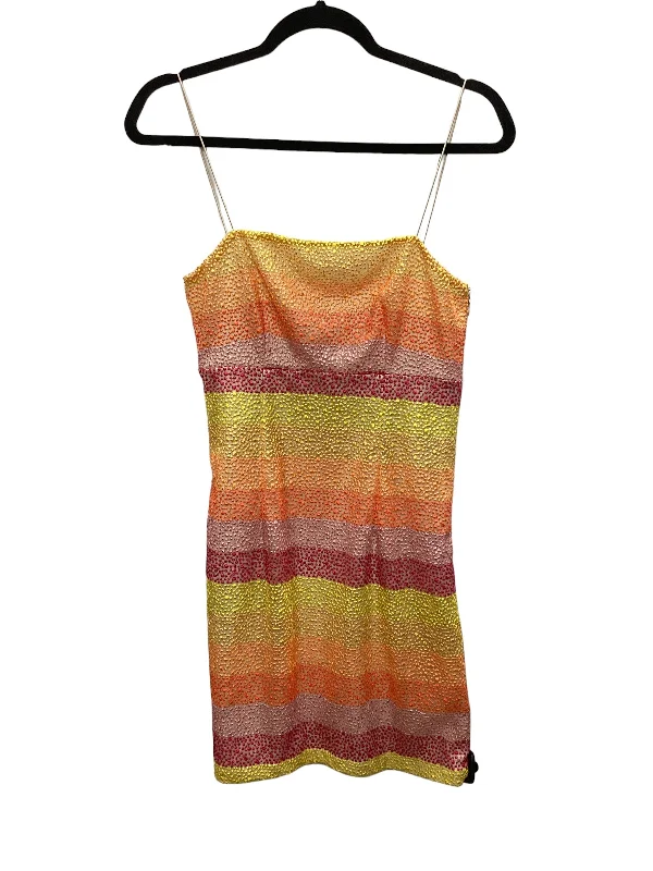 Women's Notched Collar DressesMulti-colored Dress Casual Short Show Me Your Mumu, Size M