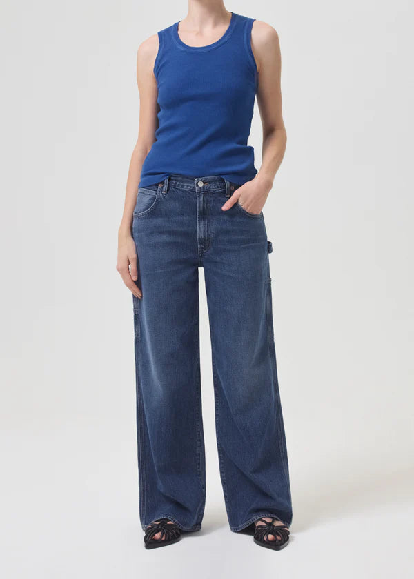 Women's Jodhpurs with Low CollarMagda Denim Carpenter - Darkness