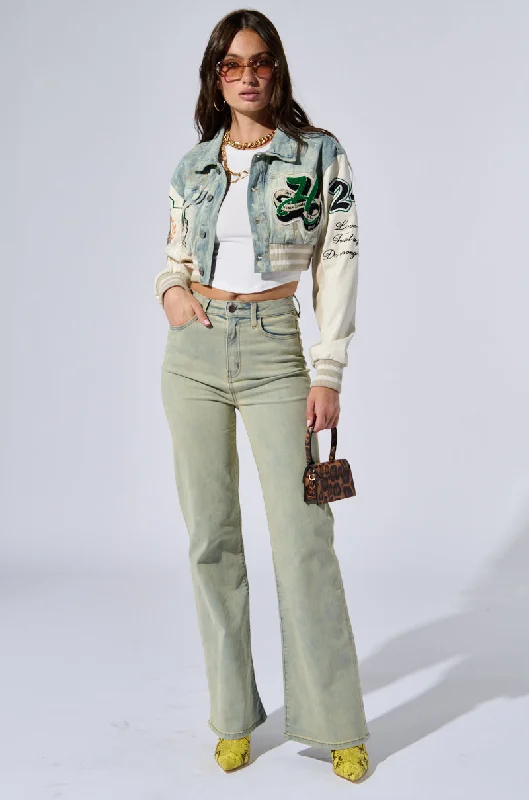 Women's Jodhpurs with Collarless NeckSTOP THINKING DENIM PANT