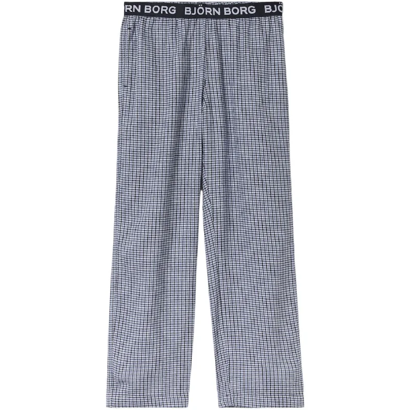 women's pajamas featuring floral embroideryBjörn Borg Bb Mini Check 2 Core Pyjamas Pants