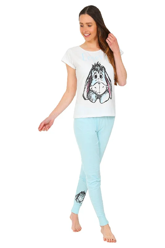 women's pajamas for winter warmthWomen's Disney Eeyore Long Cotton Pyjamas w21