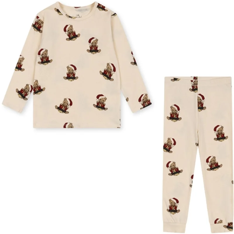 women's pajamas for cozy bedtime routinesKonges Sløjd Christmas Teddy Basic Blouse/Pants Set