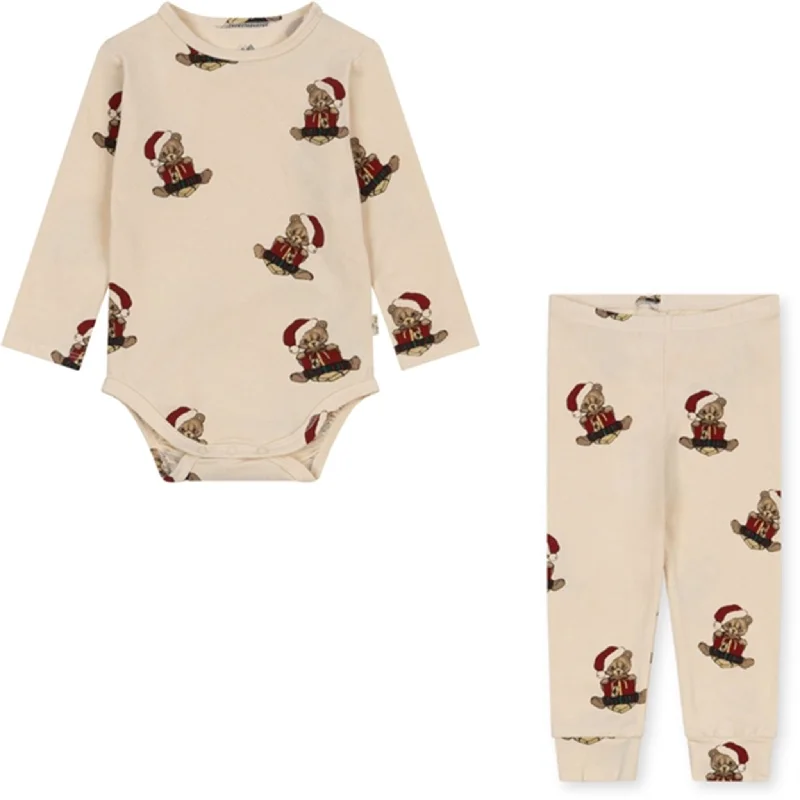 women's pajamas for those who value qualityKonges Sløjd Christmas Teddy Basic Body/Pants Set