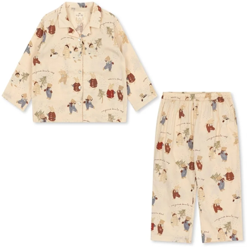 women's pajamas with a touch of elegance and sophisticationKonges Sløjd PJ Tilly Kids Jour D'Hiver